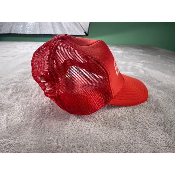 Lambert’s Cafe Sikeston Ozark Missouri "Throwed Rolls” Red Trucker Hat - Picture 2 of 7